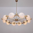 John Salibello - Circular Brass Chandelier